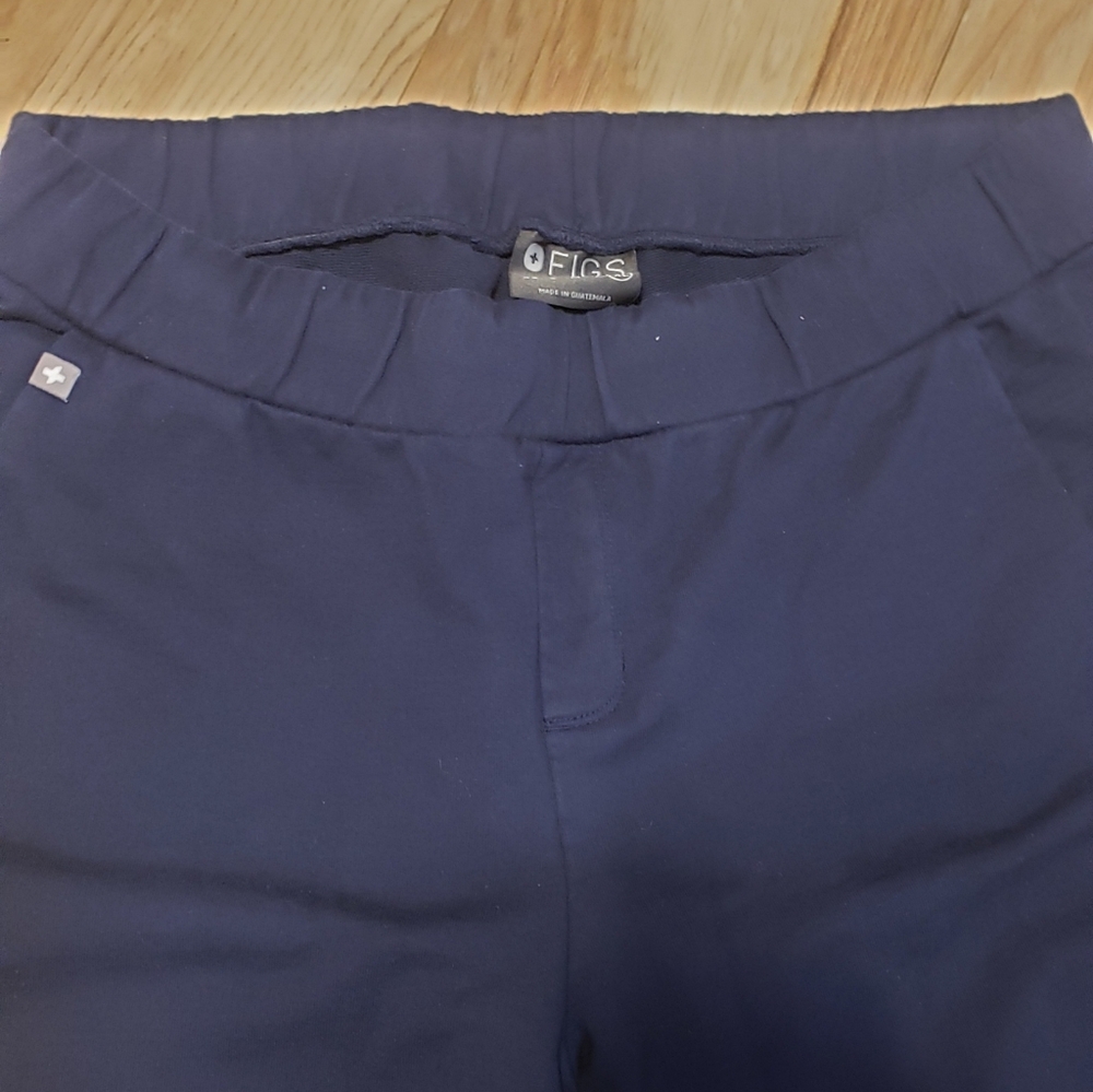 Figs Sweats Women Navy Blue XL Drawstring Waist Cozy Warm - Picture 4 of 4